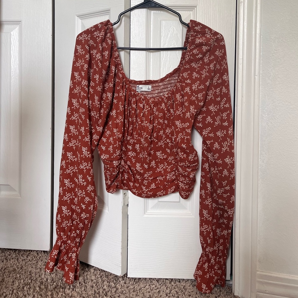 Hollister Floral Blouse Top